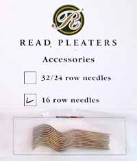 Needles for 16 row Read Pleaters